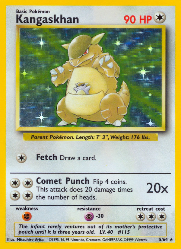 Jungle set Holo Kangaskhan #5/64 symbol error